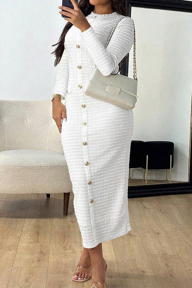 CWDMD01179_ELEGANT SOLID BODYCON MAXI DRESS