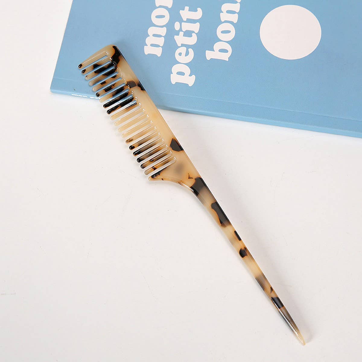 Acetate Long Handle Comb, Elegant Retro Hair Brush_CWMM6430