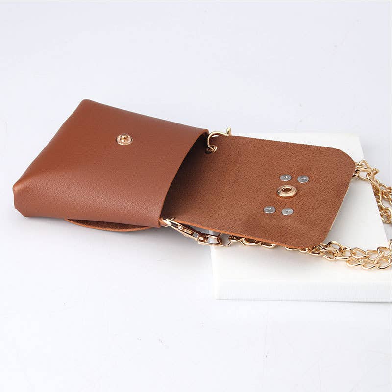 Chain single-shoulder crossbody mini waist bag