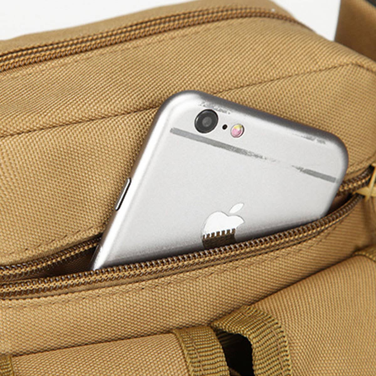 Outdoor cycling and fishing with a waist bag