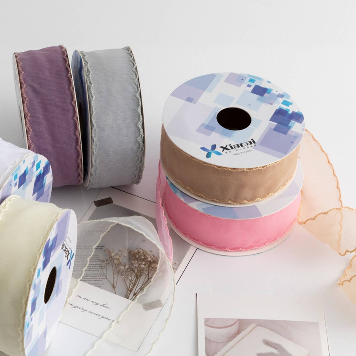 CURVED LACE HANDMADE MATERIALS DIY RIBBON