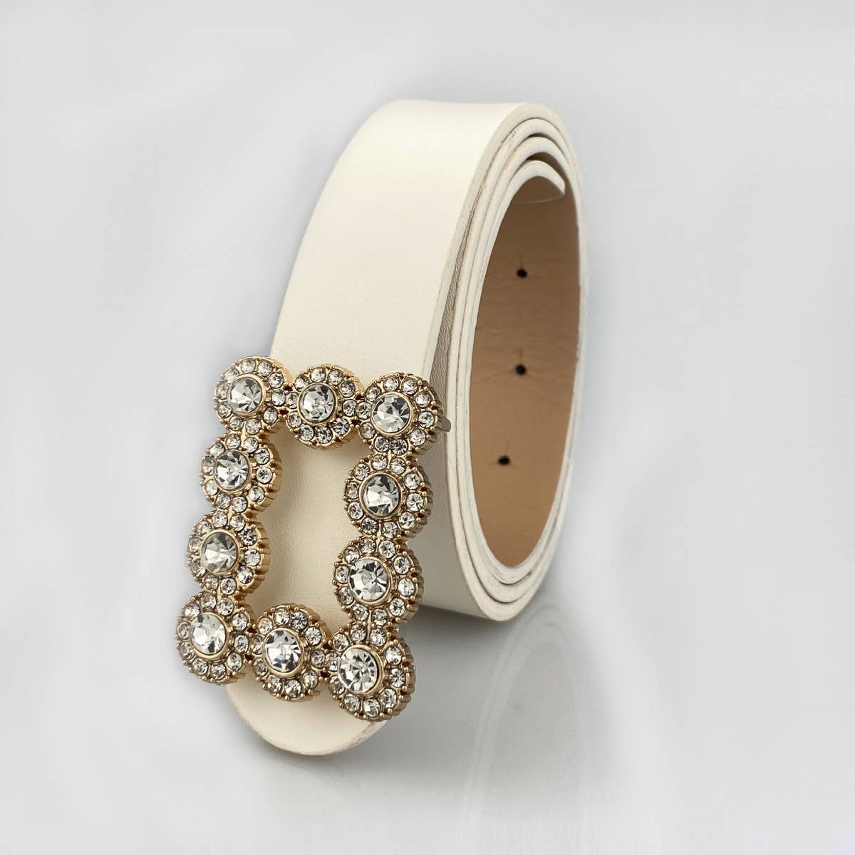 WOMEN FASHION DIAMOND BUCKLE JOKER WIDE BELT_CWABE0122