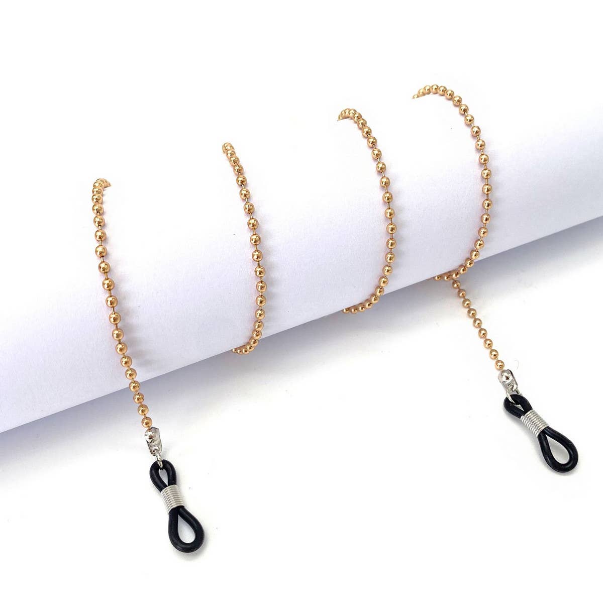 SOFT CHAIN COLORFUL WAVE BEADS GLASSES LANYARD_CWMM1160