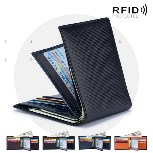 FASHION THIN COIN LEATHER MULTI-LAYER WALLET_CWAB3782