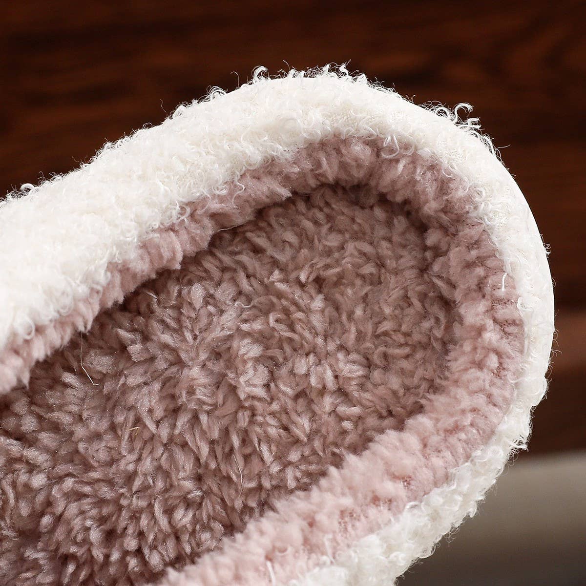 CUTE DEER HORN CHRISTMAS ELEMENT COTTON SLIPPERS