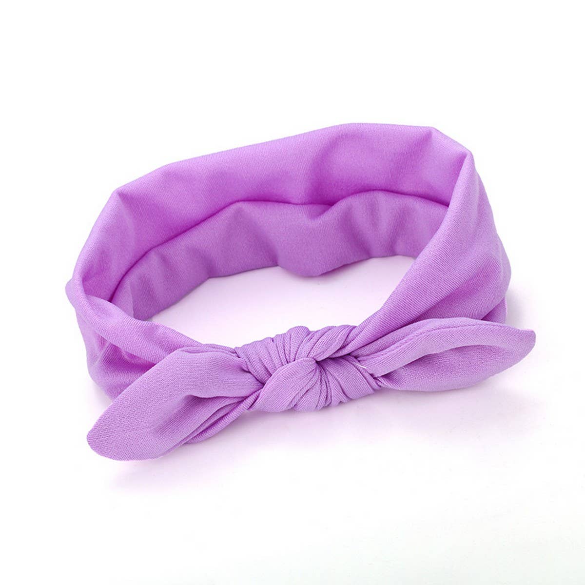 CWAHA6414_BOWKNOT FABRIC RABBIT EAR HEADBAND