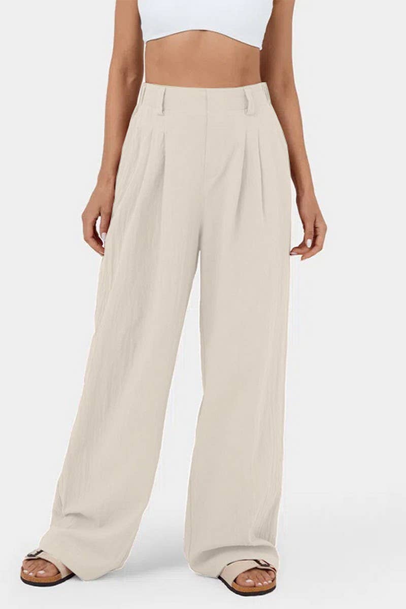 WOMEN HIGH WAIST LONG PANTS_CWBLP0351