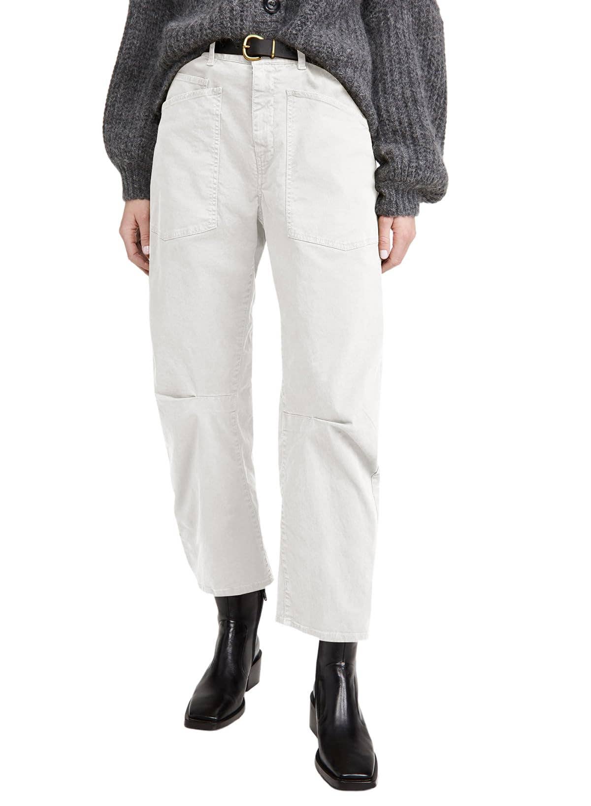 VINTAGE CARGO WASH HIGH-WAISTED JEANS