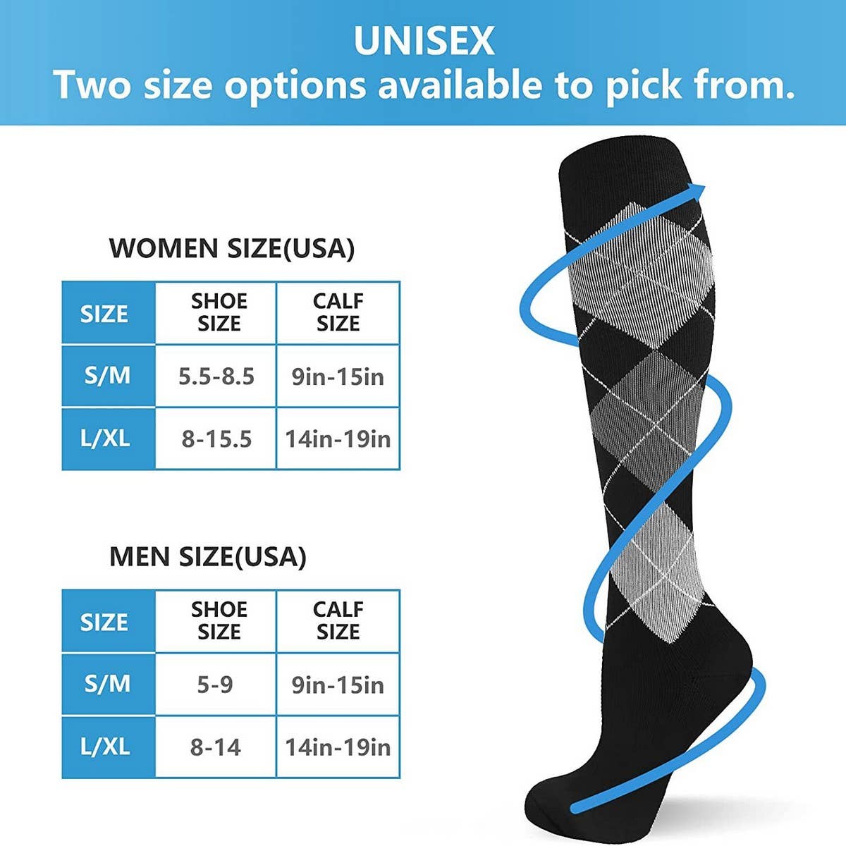 WOMEN'S OUTDOOR SPORTS COMPRESSION SOCKS