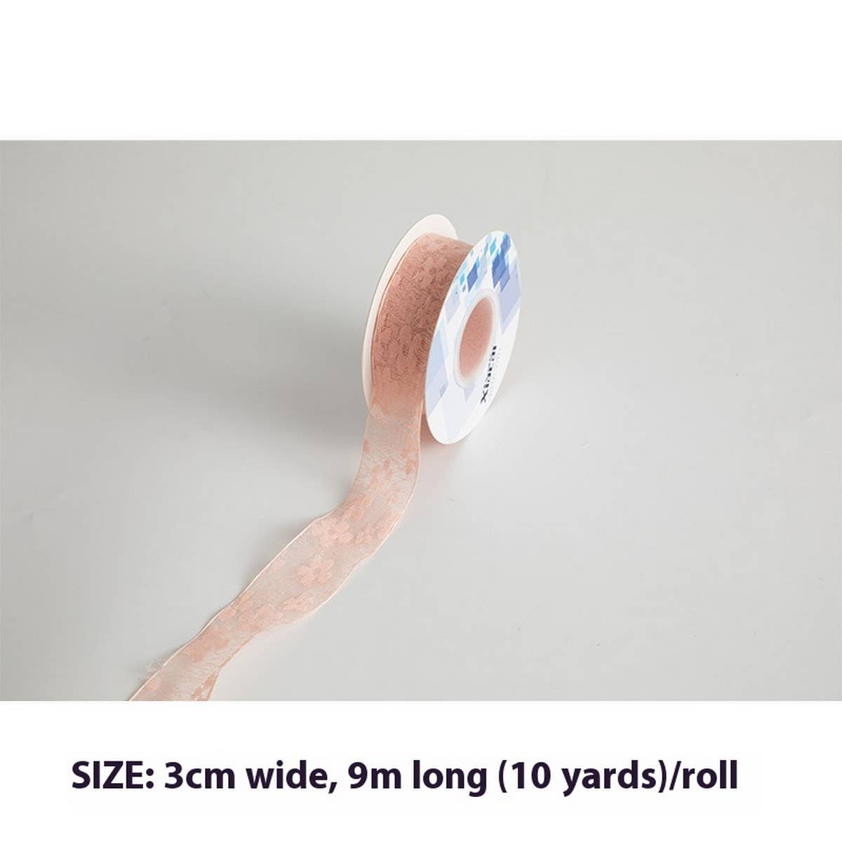 WATER RIPPLE HOLLOW JACQUARD EMBROIDERY RIBBON