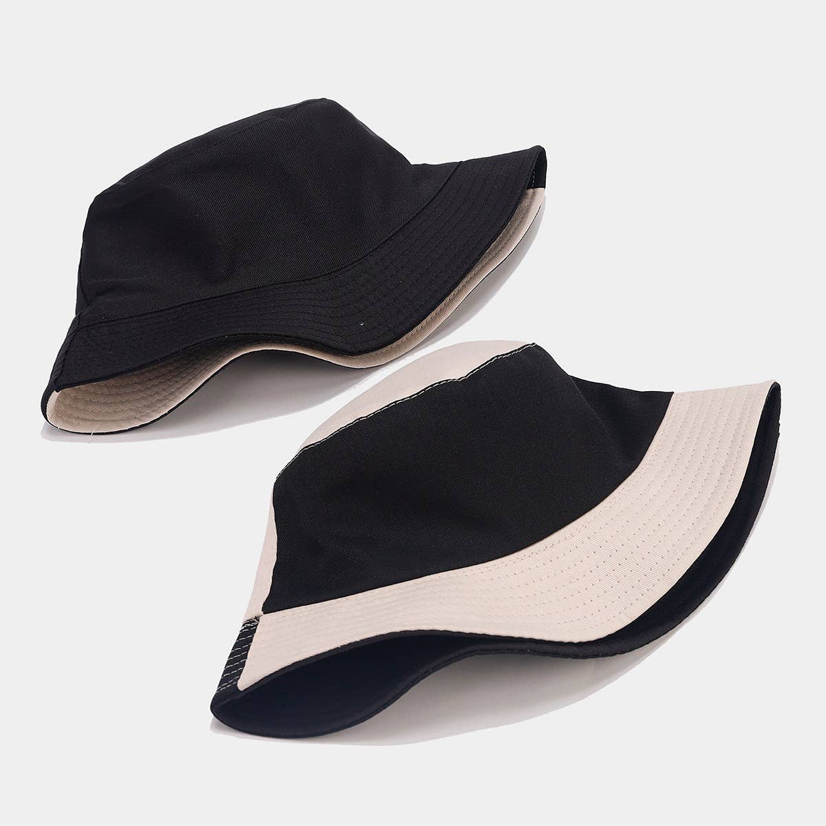 OUTDOOR SUN VISOR SPLICING BUCKET HAT_CWAH1635