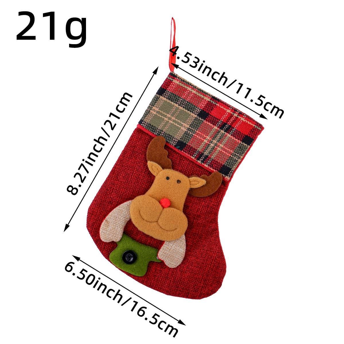CREATIVE CHRISTMAS TREE PENDANT SOCKS GIFT BAG
