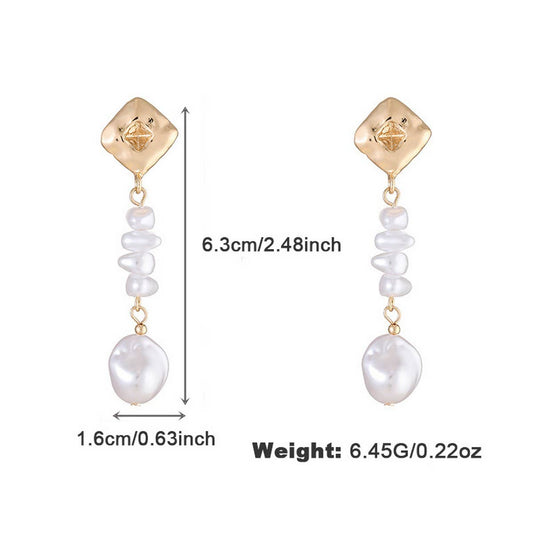 NEW AUTUMN FASHION TEMPERAMENT PEARL EARRINGS