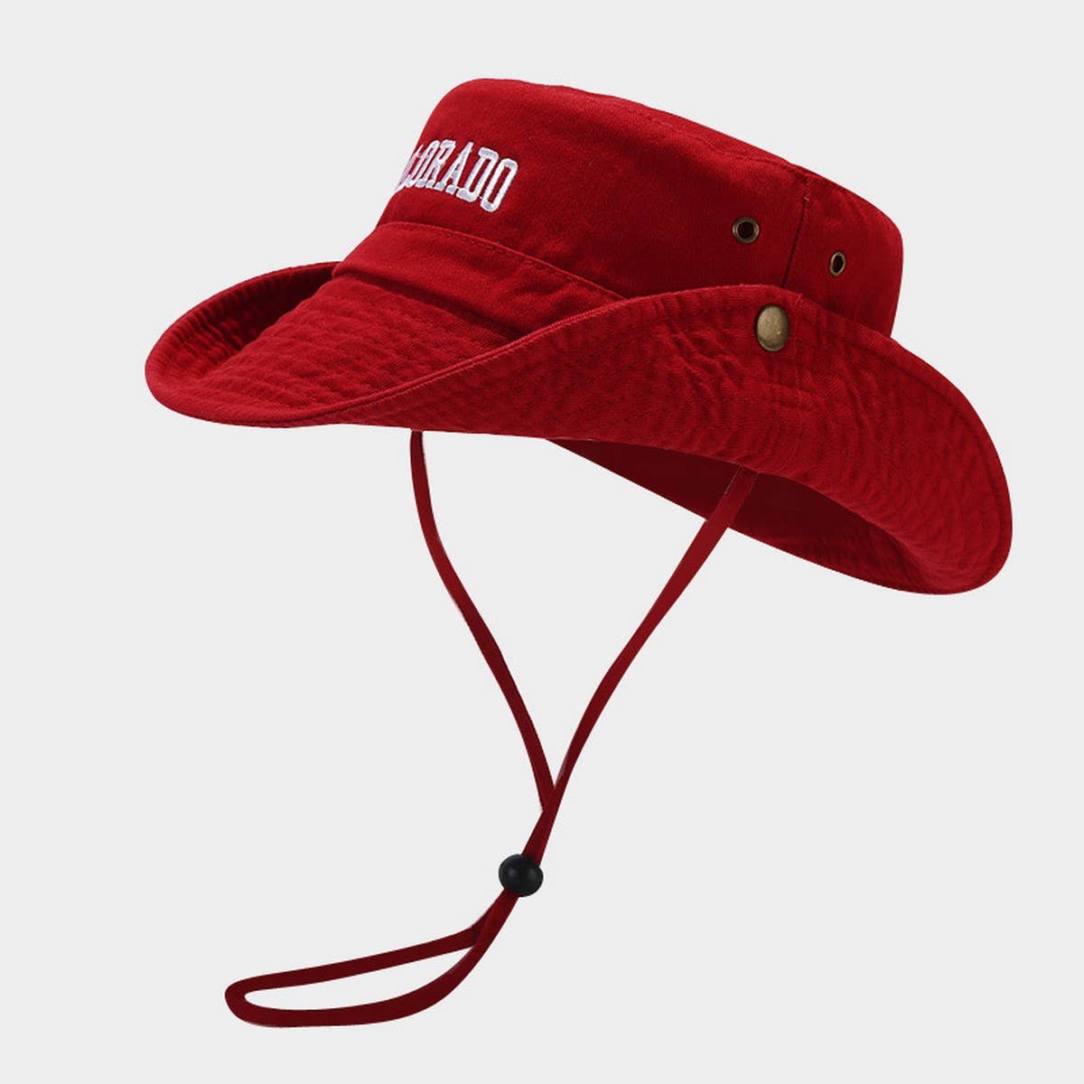 Embroidered Wide Brim Western Sun Hat for Hiking_CWAH3804