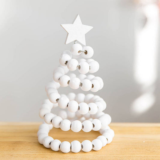 CWMM10293_NORDIC WOODEN CHRISTMAS TREE TABLE DECORATION
