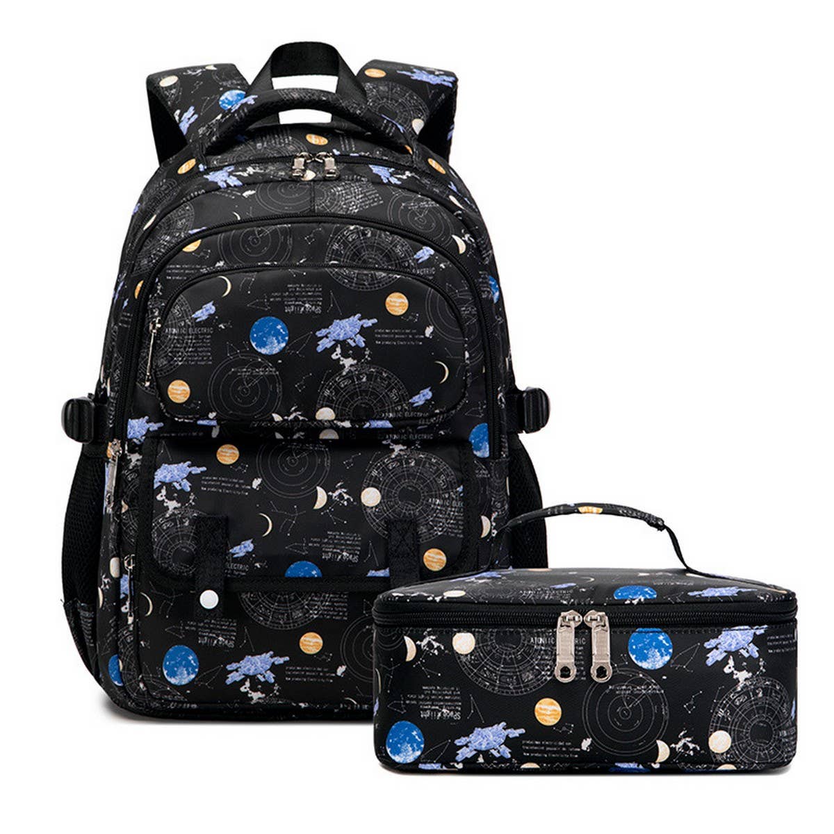Backpacks for School, Space Print Lightweight Bag_CWAB5461