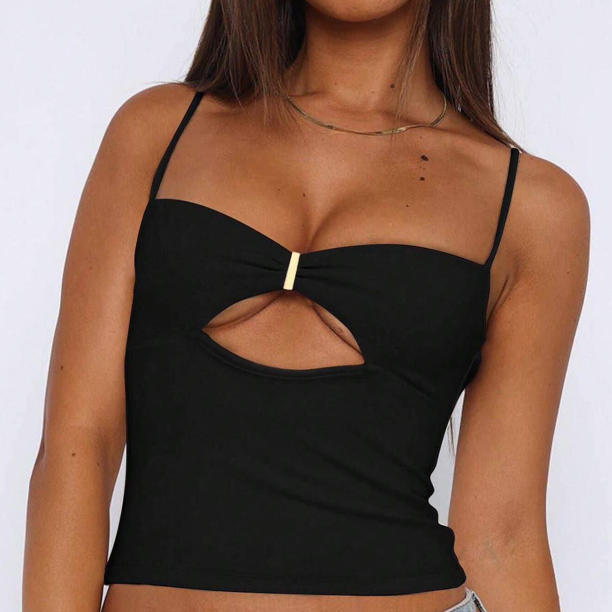 Women¡¯s Sexy Sleeveless Strap Crop Top