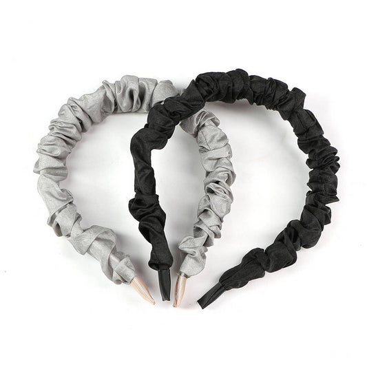 SIMPLE CRUMPLED PLEATED HEADBAND_CWAHA0984