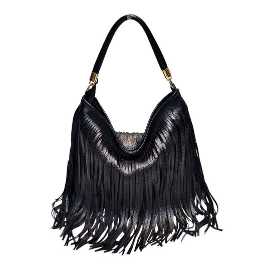 WOMEN SOFT FRINGE PURSE CROSSBODY BAG_CWAB0792
