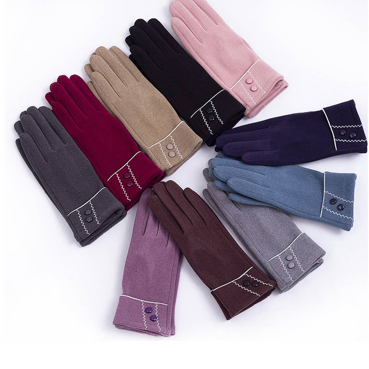 WARM FLEECE WINDPROOF BREATHABLE WOMEN'S GLOVES_CWMM1539