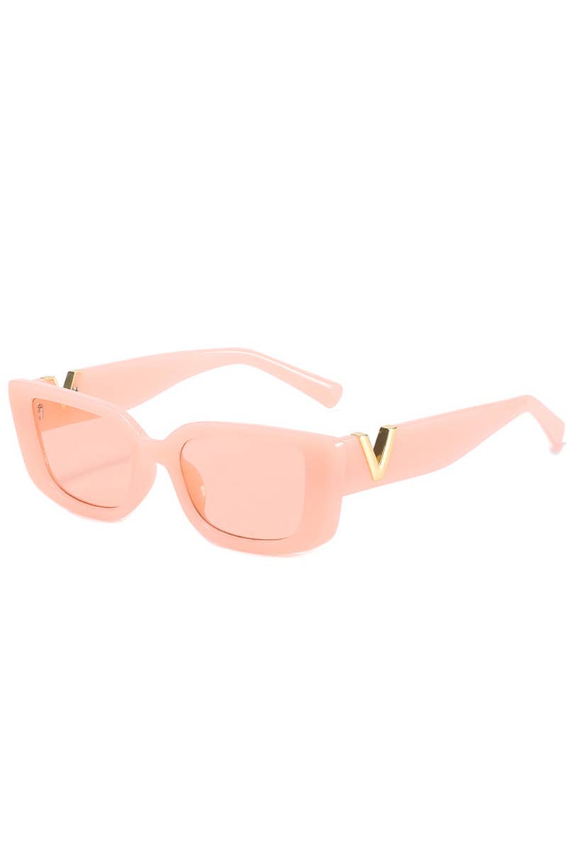 WIDE FRAME CAT EYE FASHION SUNGLASSES