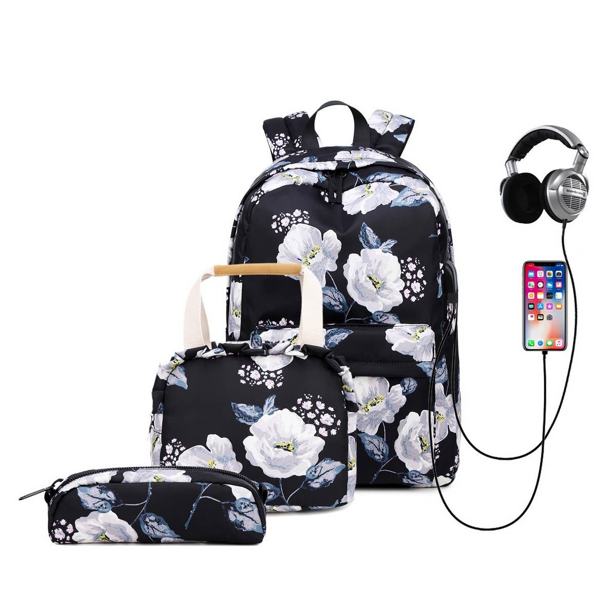Backpacks for School??œFloral Oxford Large Capacity_CWAB5512