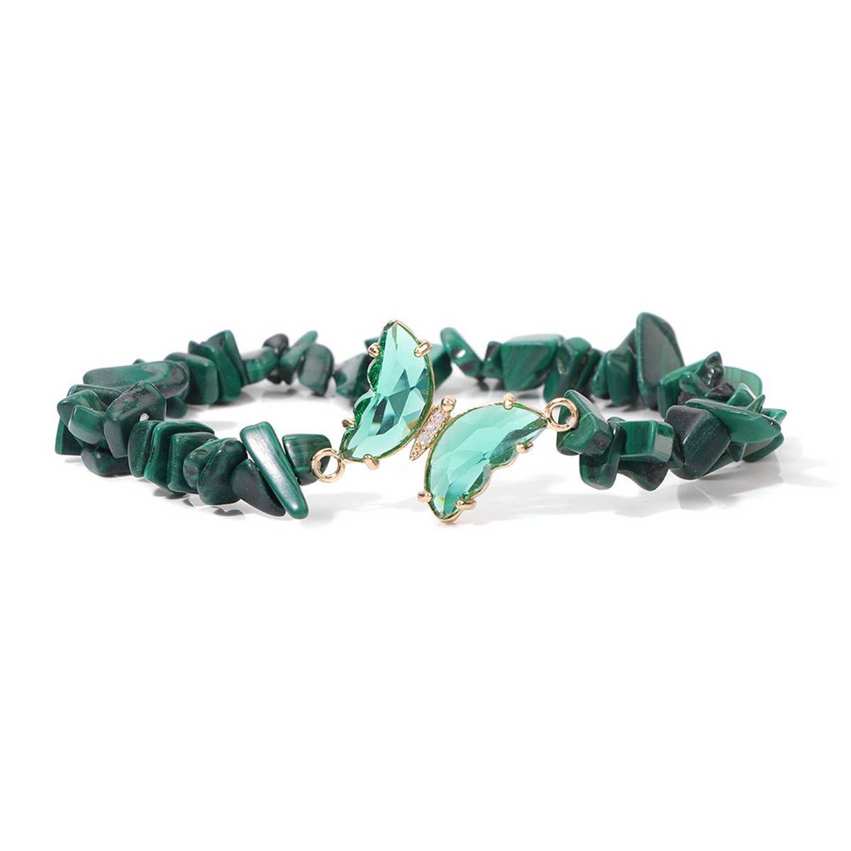 CWAJE4303_FASHION IRREGULAR BUTTERFLY GRAVEL BRACELET