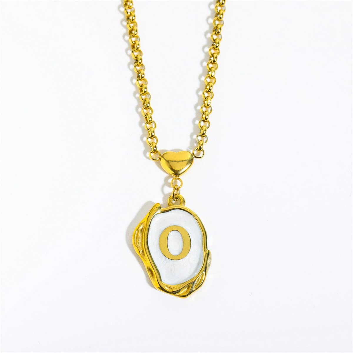 NEW 26 LETTERS OIL DROP THREE-DIMENSIONAL NECKLACE