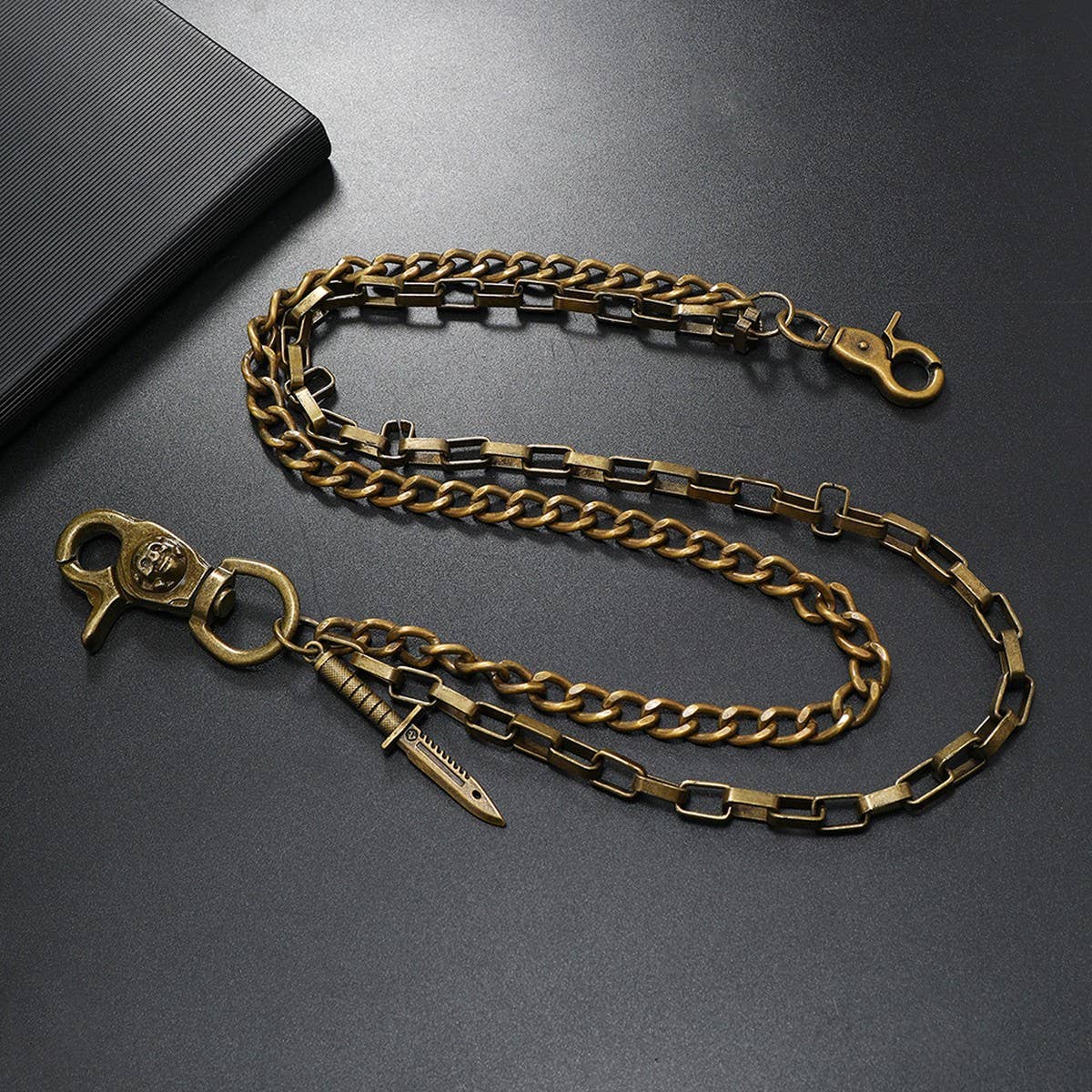 HIP-HOP ALL-MATCH DOUBLE-LAYER TROUSER CHAIN