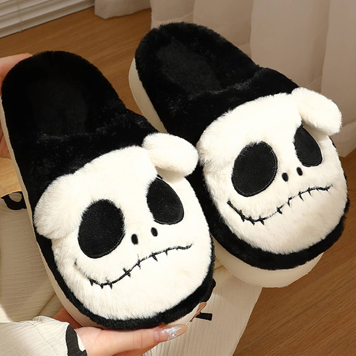 HALLOWEEN SLIPPERS CARTOON ANIMAL HOUSE SLIPPERS