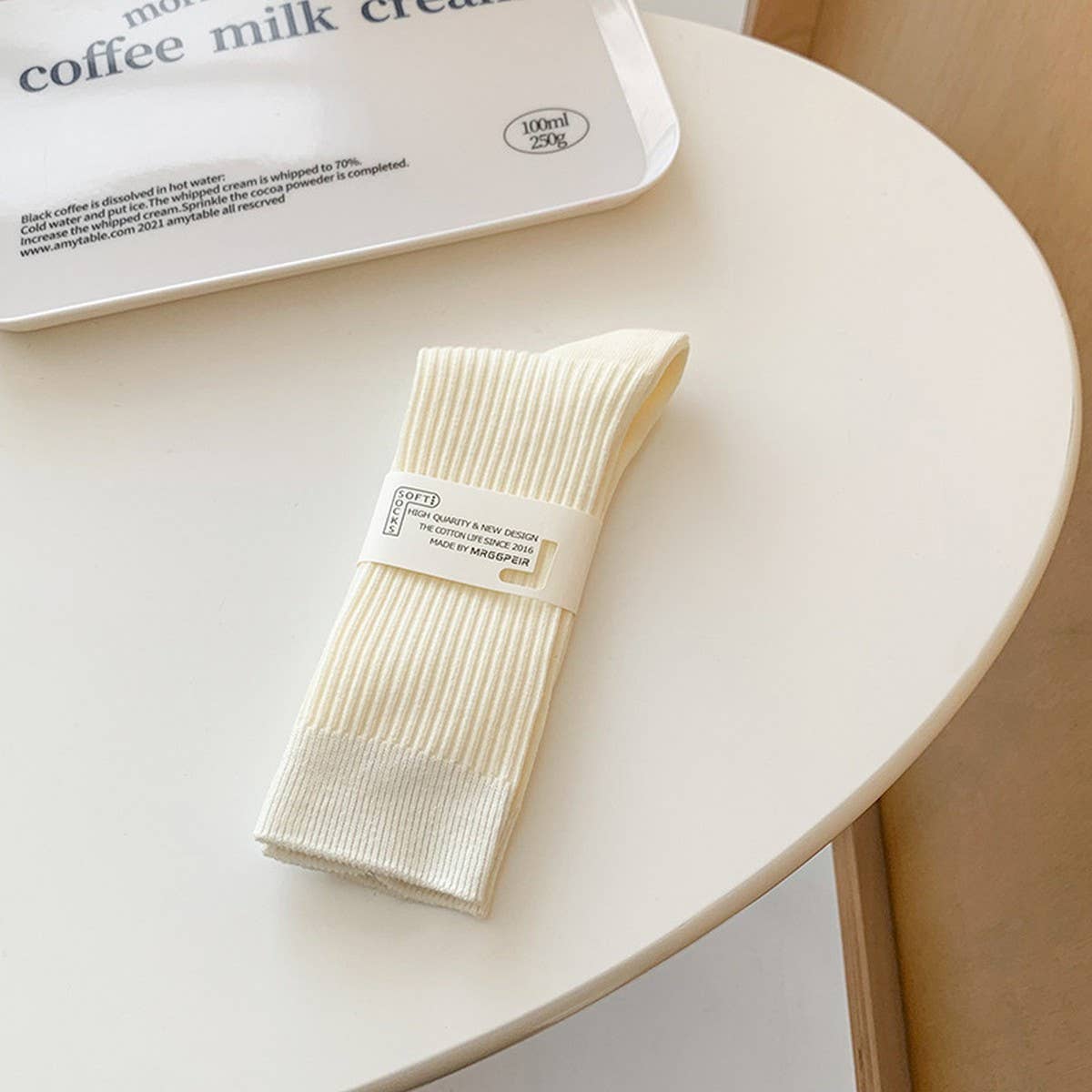 CWMS2495_SPRING AND SUMMER MACARON COLOR SOCKS