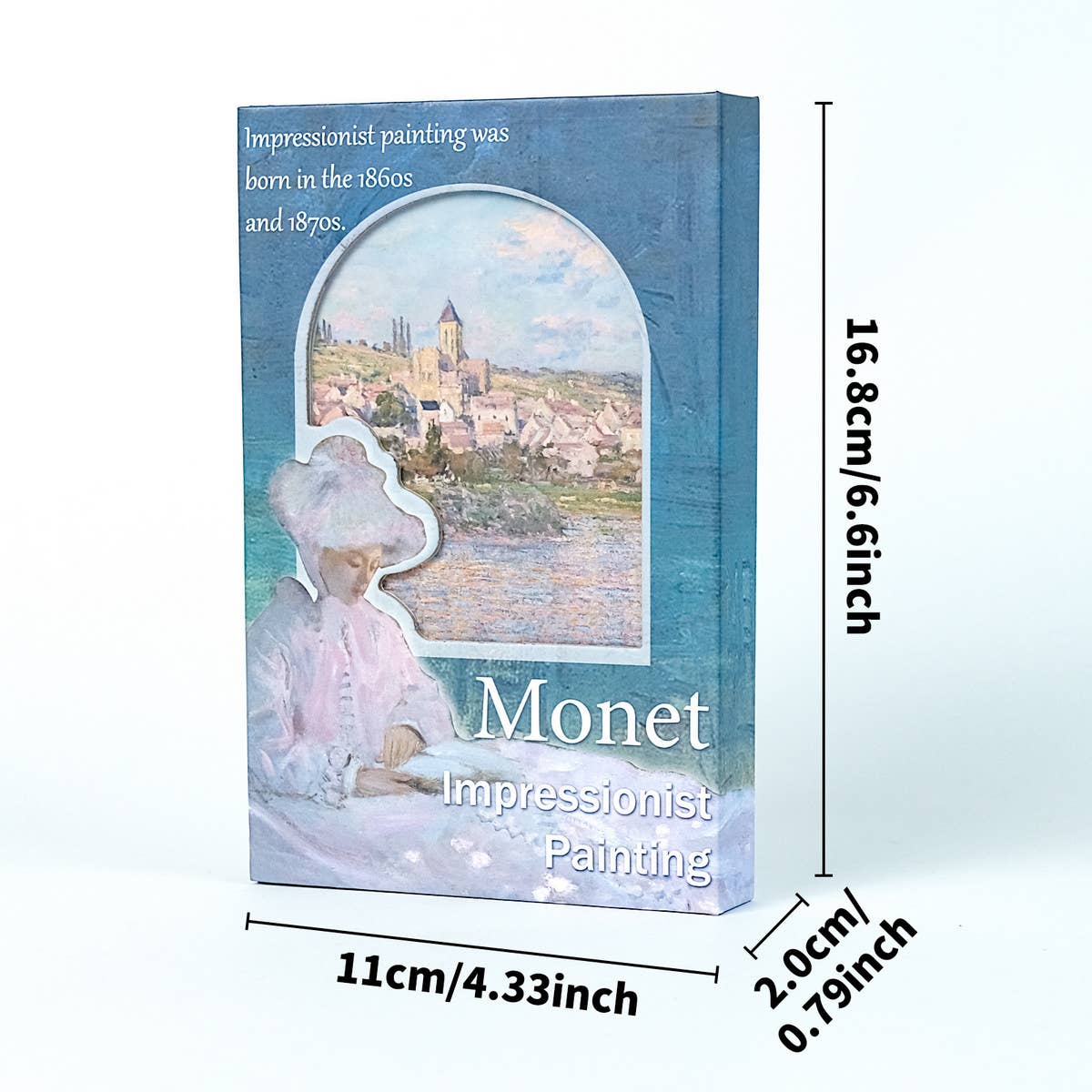 VINTAGE OIL PAINTING GIRL COVER NOTEBOOK