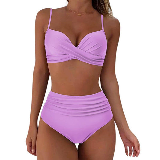 High Waist Bikini Set ,Sexy Push Up Swimsuit