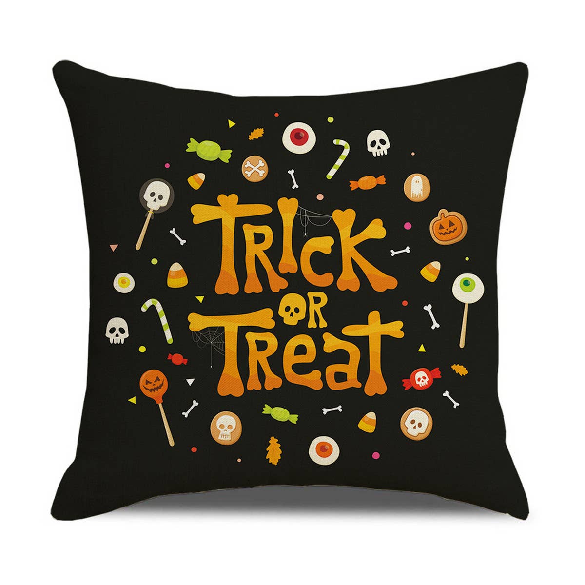 HALLOWEEN GHOST FACE PUMPKIN PILLOWCASE