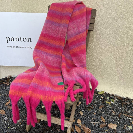 Vintage Scarf - Cute Winter Neck Wrap for Students