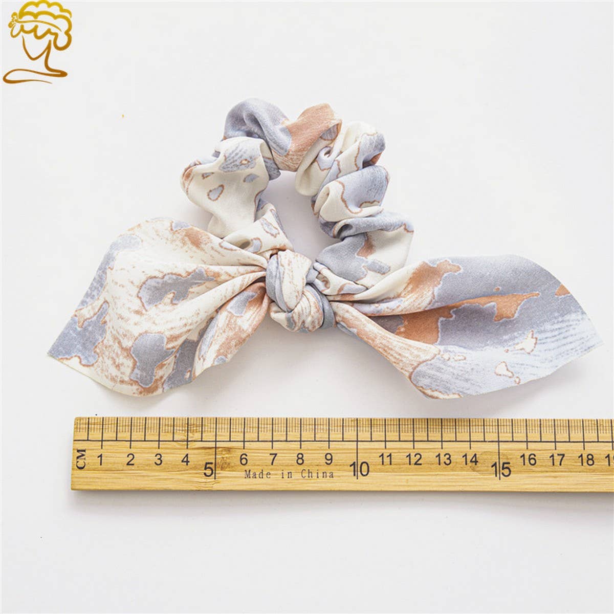RETRO TIE-DYE RABBIT EARS LARGE INTESTINE HAIR TIE_CWAHA0839