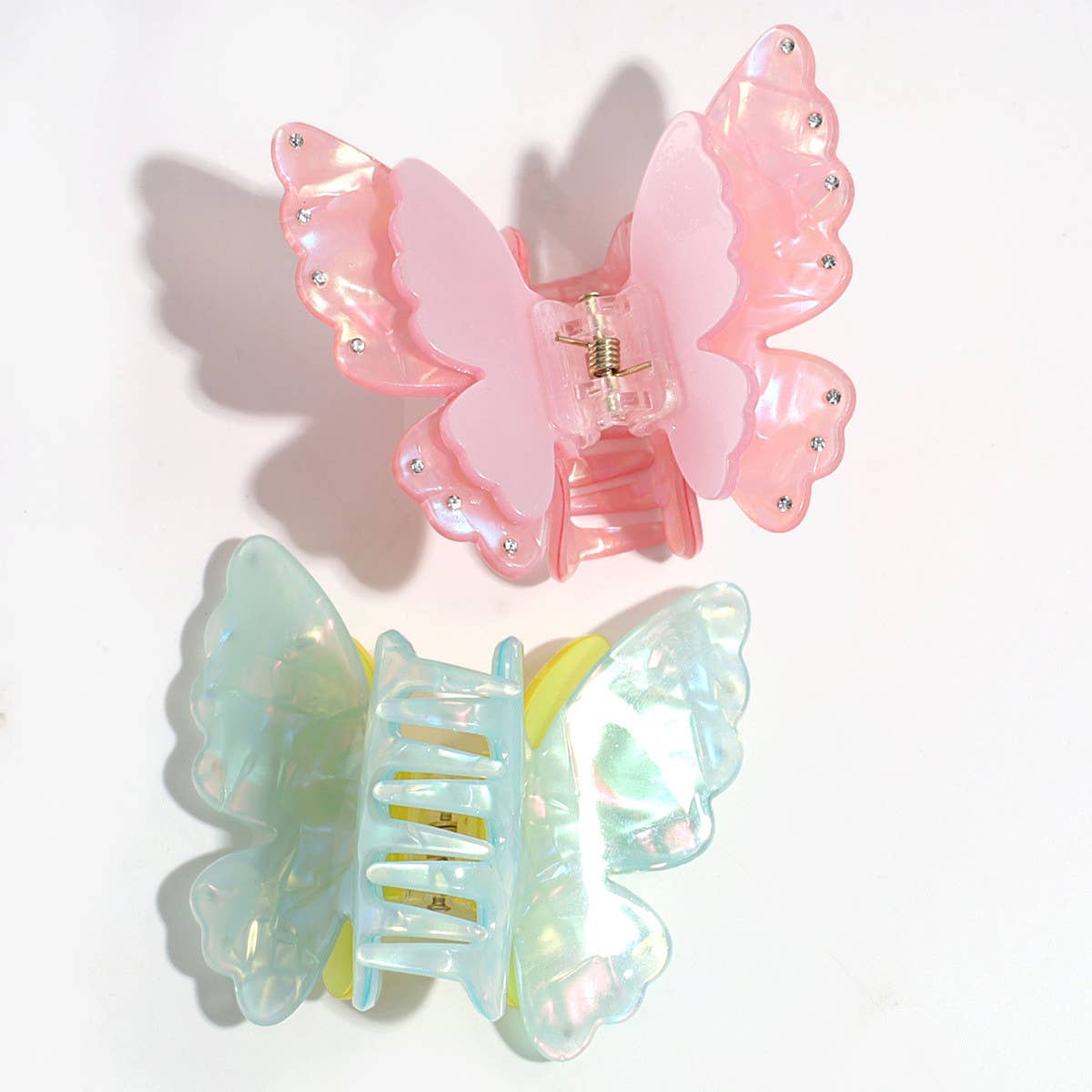 2024 NEW COLORFUL DOUBLE-LAYER BUTTERFLY CLIP_CWAHA2198