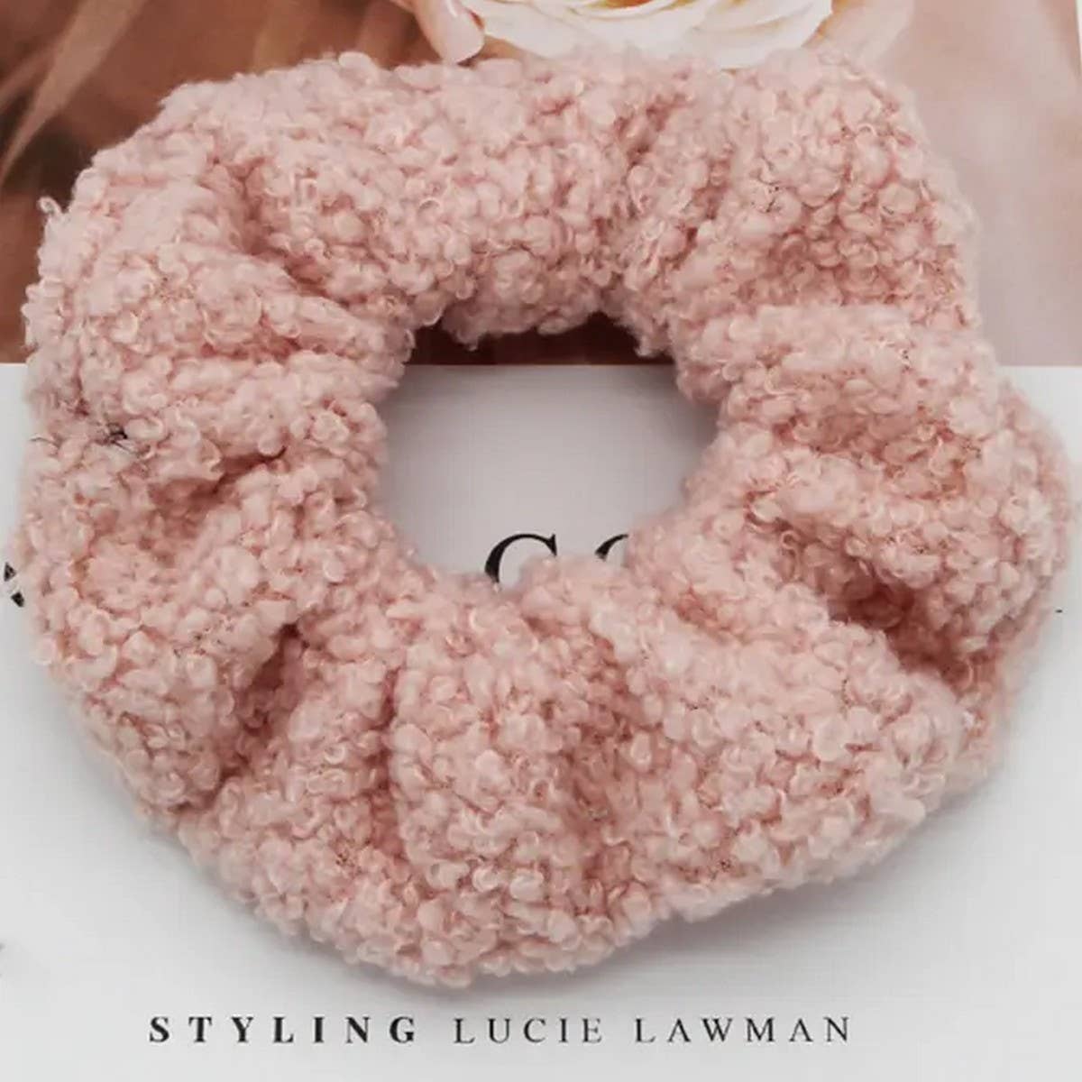 5PCS SOLID COLOR FLUFFY SCRUNCHIE_CWAHA0172