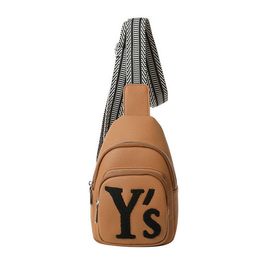 SIMPLE YS LETTER CROSSBODY BAG_CWAB2090