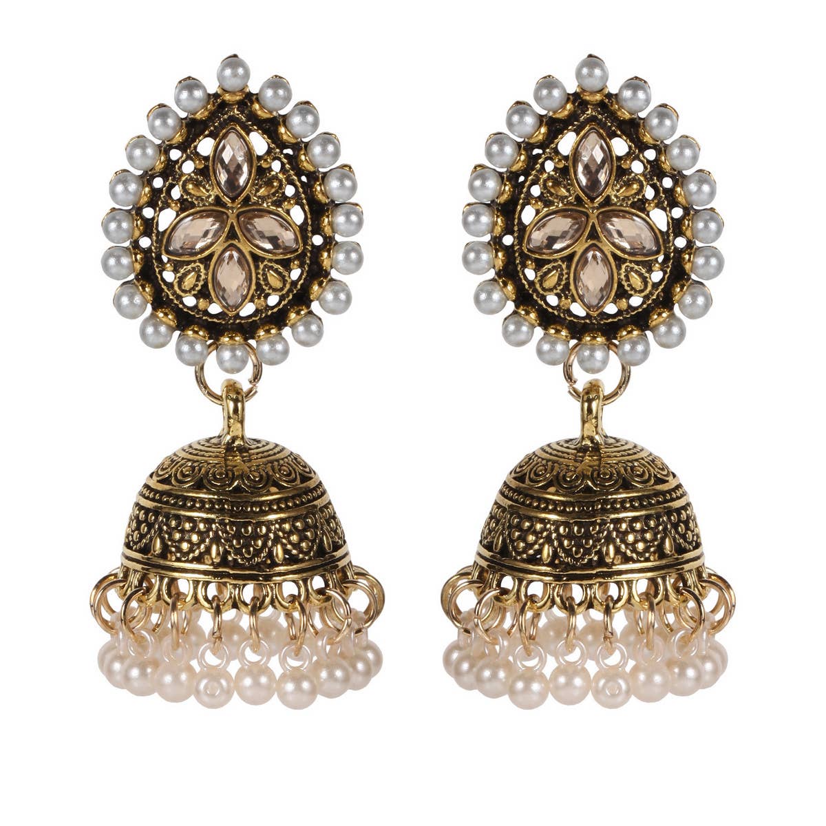 HANDMADE TASSEL BELL STYLE EARRINGS