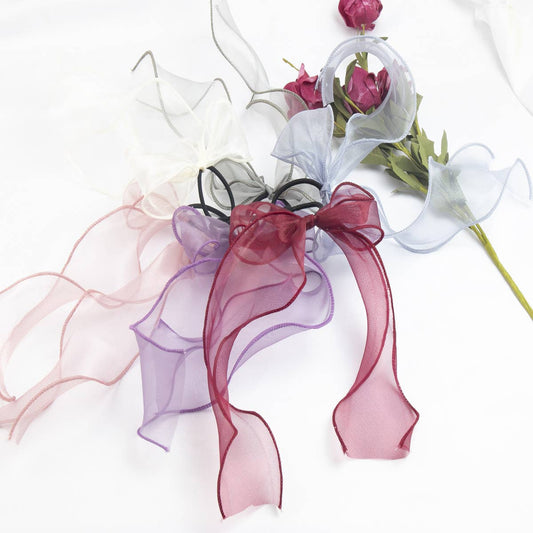 NEW BOW HEADBAND RIBBON HAIR TIE_CWAHA0867