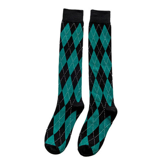 NEW LARGE DIAMOND RETRO MID-TUBE SOCKS