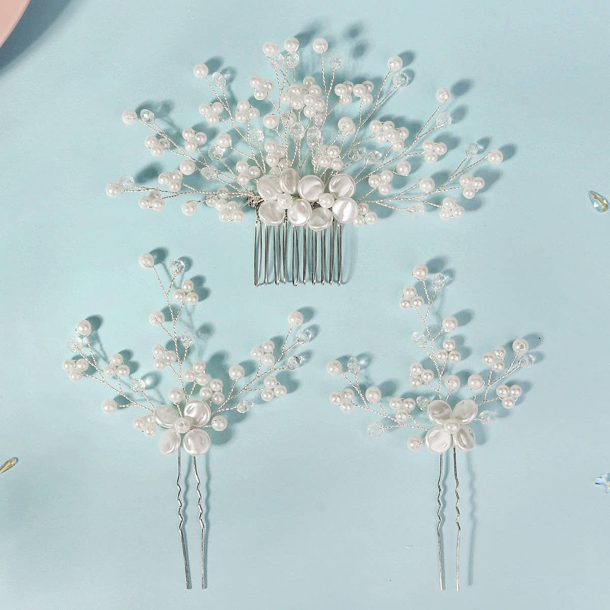 HANDMADE U-SHAPED BRIDAL HAIR ACCESSORIES