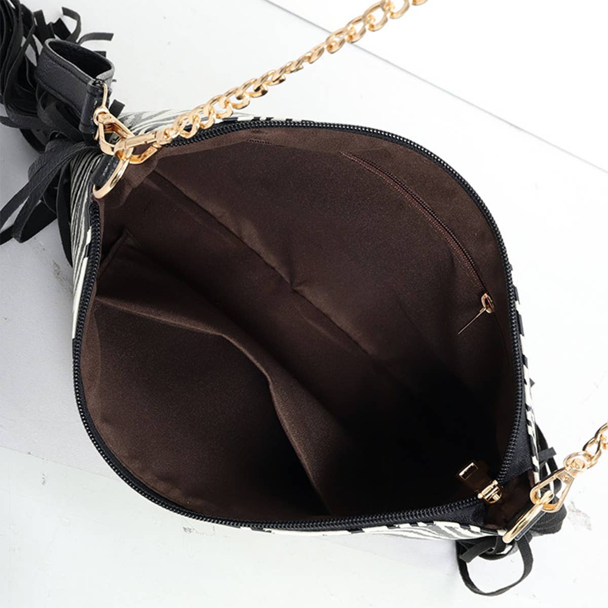 WOMEN CASUAL LEOPARD TASSEL SHOULDER BAG_CWAB0803