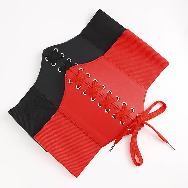 Retro court women's slimming wide-waist cover