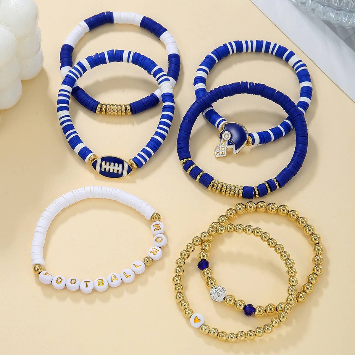 BRACELET 8-PIECE SET POLYMER CLAY BRACELET_CWMM3512