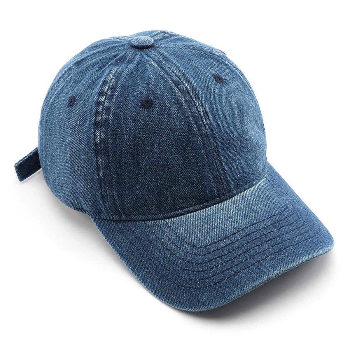 Autumn Winter Washed Denim Baseball Cap, Unisex_CWAH2824