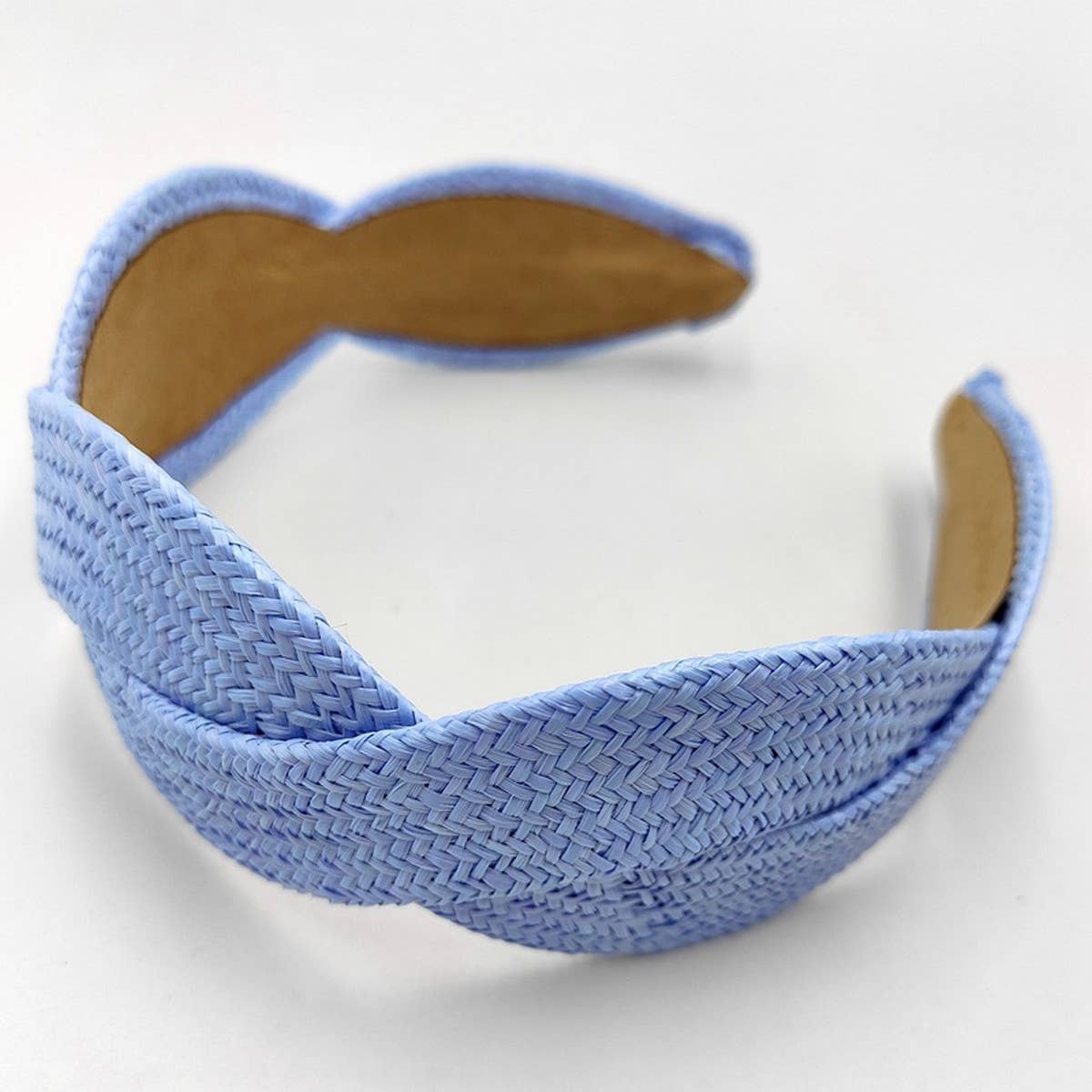 FASHION SOLID COLOR STRAW HEADBAND_CWAHA1674
