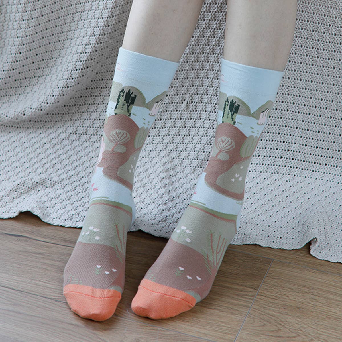 MULTIPLE PATTERNS STREET TRENDY INVISIBLE SOCKS