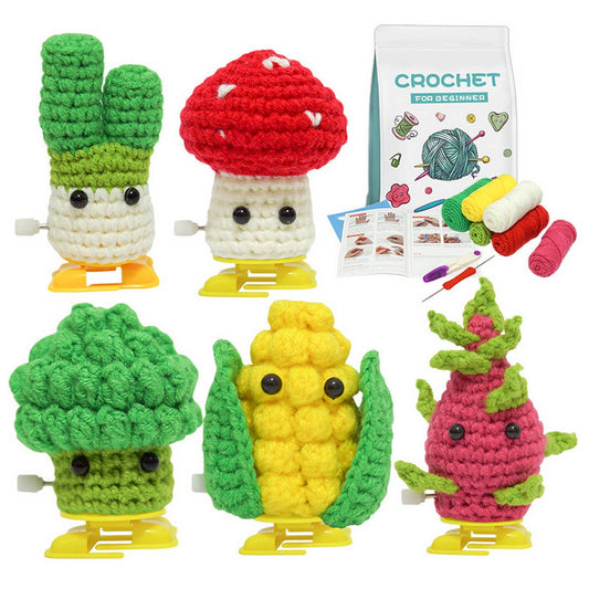 HANDMADE DIY TOY ORNAMENTS CROCHET MATERIAL KIT